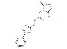 2-(2,5-dioxo-1-imidazolidinyl)-N-[(5-phenyl-1,3,4-oxadiazol-2-yl)methyl]acetamide
