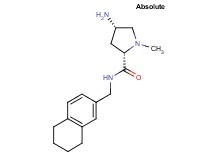 (4S)-4-amino-1-methyl-N-(5,6,7,8-tetrahydronaphthalen-2-ylmethyl)-L-prolinamide