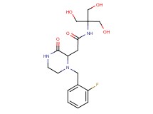 2-[1-(2-fluorobenzyl)-3-oxo-2-piperazinyl]-N-[2-hydroxy-1,1-bis(hydroxymethyl)ethyl]acetamide