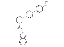 2-(2-{3-[4-(4-methoxyphenyl)-1-piperazinyl]-1-piperidinyl}-2-oxoethyl)-2H-indazole