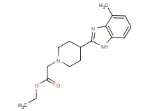 ethyl [4-(4-methyl-1H-benzimidazol-2-yl)piperidin-1-yl]acetate