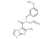 N-allyl-N-(3-methoxybenzyl)-6-methylimidazo[2,1-b][1,3]thiazole-5-carboxamide