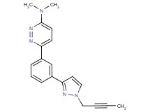 6-{3-[1-(2-butyn-1-yl)-1H-pyrazol-3-yl]phenyl}-N,N-dimethyl-3-pyridazinamine