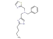 N-benzyl-1-(2-butyl-1H-imidazol-4-yl)-N-(1,3-thiazol-2-ylmethyl)methanamine
