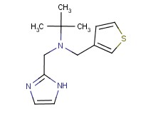 N-(1H-imidazol-2-ylmethyl)-2-methyl-N-(3-thienylmethyl)propan-2-amine