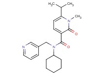 N-cyclohexyl-6-isopropyl-1-methyl-2-oxo-N-(pyridin-3-ylmethyl)-1,2-dihydropyridine-3-carboxamide