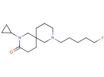 2-cyclopropyl-8-(5-fluoropentyl)-2,8-diazaspiro[5.5]undecan-3-one
