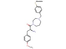 (2S)-1-[4-(4-fluorobenzyl)-1,4-diazepan-1-yl]-3-(4-methoxyphenyl)-1-oxo-2-propanamine