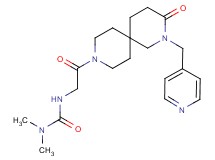 N,N-dimethyl-N'-{2-oxo-2-[3-oxo-2-(pyridin-4-ylmethyl)-2,9-diazaspiro[5.5]undec-9-yl]ethyl}urea