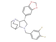 (3R*,3aR*,7aR*)-3-(1,3-benzodioxol-5-yl)-1-(3,4-difluorobenzyl)octahydro-4,7-ethanopyrrolo[3,2-b]pyridine