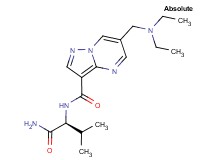 N-[(1S)-1-(aminocarbonyl)-2-methylpropyl]-6-[(diethylamino)methyl]pyrazolo[1,5-a]pyrimidine-3-carboxamide