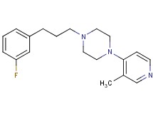 1-[3-(3-fluorophenyl)propyl]-4-(3-methyl-4-pyridinyl)piperazine bis(trifluoroacetate)