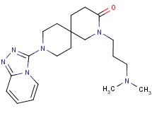 2-[3-(dimethylamino)propyl]-9-[1,2,4]triazolo[4,3-a]pyridin-3-yl-2,9-diazaspiro[5.5]undecan-3-one