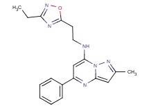 N-[2-(3-ethyl-1,2,4-oxadiazol-5-yl)ethyl]-2-methyl-5-phenylpyrazolo[1,5-a]pyrimidin-7-amine