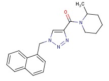 2-methyl-1-{[1-(1-naphthylmethyl)-1H-1,2,3-triazol-4-yl]carbonyl}piperidine
