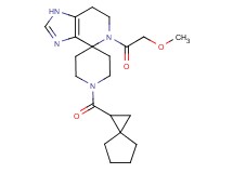 5-(methoxyacetyl)-1'-(spiro[2.4]hept-1-ylcarbonyl)-1,5,6,7-tetrahydrospiro[imidazo[4,5-c]pyridine-4,4'-piperidine]