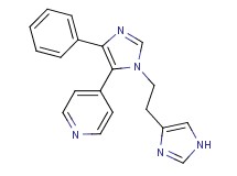 4-{1-[2-(1H-imidazol-4-yl)ethyl]-4-phenyl-1H-imidazol-5-yl}pyridine