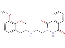 2-{2-[(8-methoxy-3,4-dihydro-2H-chromen-3-yl)amino]ethyl}-2,3-dihydro-1,4-phthalazinedione