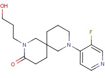 8-(3-fluoro-4-pyridinyl)-2-(3-hydroxypropyl)-2,8-diazaspiro[5.5]undecan-3-one