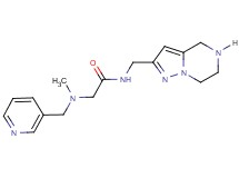 N~2~-methyl-N~2~-(pyridin-3-ylmethyl)-N~1~-(4,5,6,7-tetrahydropyrazolo[1,5-a]pyrazin-2-ylmethyl)glycinamide