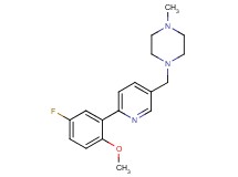 1-{[6-(5-fluoro-2-methoxyphenyl)pyridin-3-yl]methyl}-4-methylpiperazine