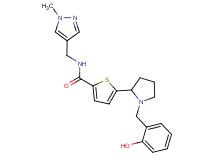 5-[1-(2-hydroxybenzyl)-2-pyrrolidinyl]-N-[(1-methyl-1H-pyrazol-4-yl)methyl]-2-thiophenecarboxamide