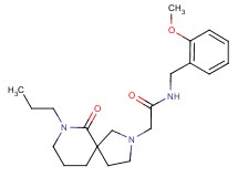 N-(2-methoxybenzyl)-2-(6-oxo-7-propyl-2,7-diazaspiro[4.5]dec-2-yl)acetamide
