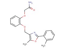 2-(2-{[5-methyl-2-(2-methylphenyl)-1,3-oxazol-4-yl]methoxy}phenoxy)acetamide