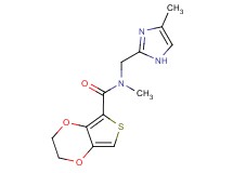 N-methyl-N-[(4-methyl-1H-imidazol-2-yl)methyl]-2,3-dihydrothieno[3,4-b][1,4]dioxine-5-carboxamide