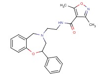3,5-dimethyl-N-[2-(2-phenyl-2,3-dihydro-1,4-benzoxazepin-4(5H)-yl)ethyl]-4-isoxazolecarboxamide