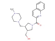 [(3R*,4R*)-4-[(4-methylpiperazin-1-yl)methyl]-1-(quinolin-2-ylcarbonyl)pyrrolidin-3-yl]methanol