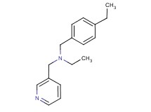N-(4-ethylbenzyl)-N-(pyridin-3-ylmethyl)ethanamine