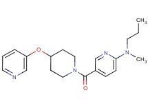 N-methyl-N-propyl-5-{[4-(pyridin-3-yloxy)piperidin-1-yl]carbonyl}pyridin-2-amine