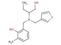 2-{[[1-(hydroxymethyl)propyl](3-thienylmethyl)amino]methyl}-6-methylphenol