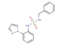 N-benzyl-N'-[2-(1H-pyrazol-1-yl)phenyl]sulfamide
