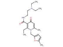 N-[2-(diethylamino)ethyl]-2-ethyl-6-methyl-1-[(5-methyl-2-furyl)methyl]-4-oxo-1,4-dihydro-3-pyridinecarboxamide