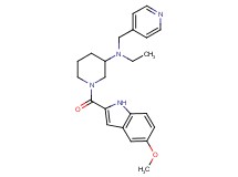 N-ethyl-1-[(5-methoxy-1H-indol-2-yl)carbonyl]-N-(4-pyridinylmethyl)-3-piperidinamine