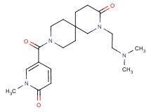 2-[2-(dimethylamino)ethyl]-9-[(1-methyl-6-oxo-1,6-dihydropyridin-3-yl)carbonyl]-2,9-diazaspiro[5.5]undecan-3-one