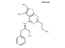 (2R)-2-{[2-(2-aminoethyl)-5,6-dimethylthieno[2,3-d]pyrimidin-4-yl]amino}-3-phenyl-1-propanol dihydrochloride
