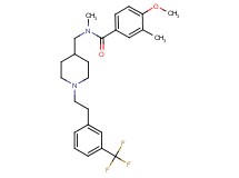 4-methoxy-N,3-dimethyl-N-[(1-{2-[3-(trifluoromethyl)phenyl]ethyl}-4-piperidinyl)methyl]benzamide