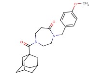 1-(1-adamantylcarbonyl)-4-(4-methoxybenzyl)-1,4-diazepan-5-one