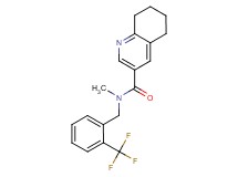 N-methyl-N-[2-(trifluoromethyl)benzyl]-5,6,7,8-tetrahydroquinoline-3-carboxamide
