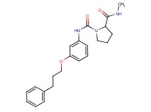 N~2~-methyl-N~1~-[3-(3-phenylpropoxy)phenyl]pyrrolidine-1,2-dicarboxamide