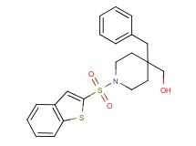 [1-(1-benzothien-2-ylsulfonyl)-4-benzyl-4-piperidinyl]methanol