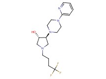 (3S*,4S*)-4-[4-(2-pyridinyl)-1-piperazinyl]-1-(4,4,4-trifluorobutyl)-3-pyrrolidinol