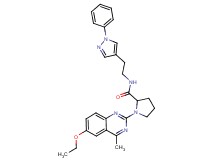 1-(6-ethoxy-4-methyl-2-quinazolinyl)-N-[2-(1-phenyl-1H-pyrazol-4-yl)ethyl]prolinamide