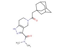5-(1-adamantylacetyl)-N,N-dimethyl-4,5,6,7-tetrahydro-1H-pyrazolo[4,3-c]pyridine-3-carboxamide