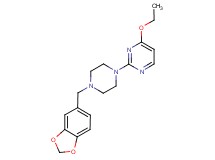 2-[4-(1,3-benzodioxol-5-ylmethyl)piperazin-1-yl]-4-ethoxypyrimidine
