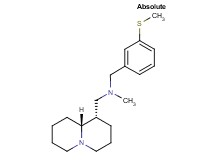 N-methyl-1-[3-(methylthio)phenyl]-N-[(1S,9aR)-octahydro-2H-quinolizin-1-ylmethyl]methanamine