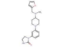 1-(3-{4-[(2-furylmethyl)(methyl)amino]-1-piperidinyl}phenyl)-2-imidazolidinone